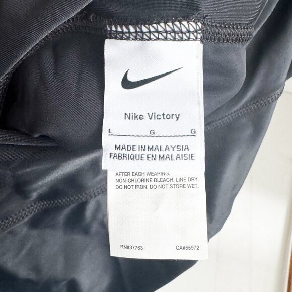 Nike Swim Black Slim Fit Taper Leg Full Lenght Swim Pants UPF 40+ L - Picture 7 of 8